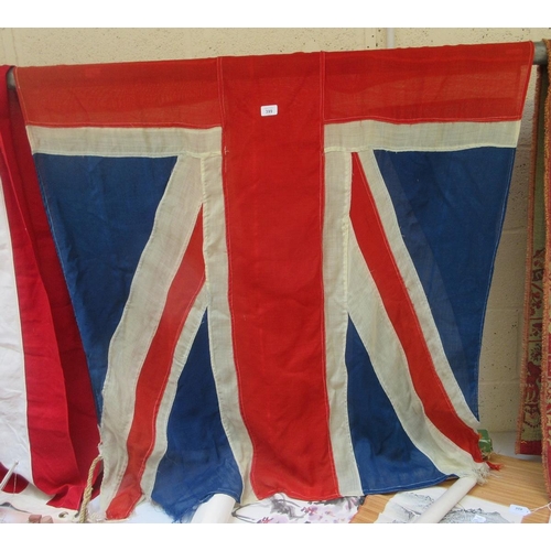 399 - Antique Union Jack flag - Approx 210cm x 110cm