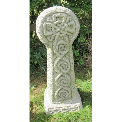 469 - Reconstituted stone head stone