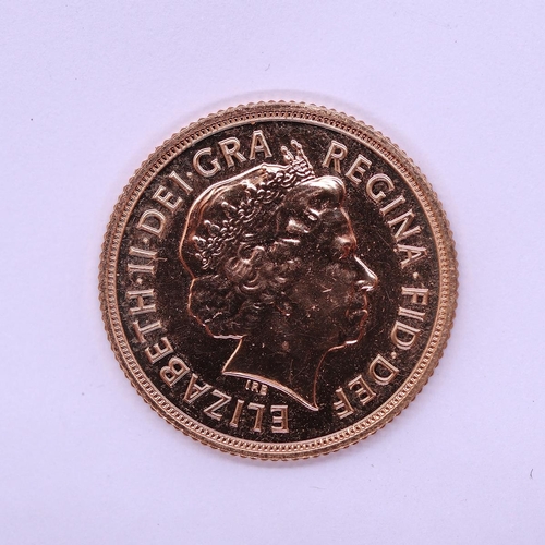 75 - Full gold sovereign dated 2015