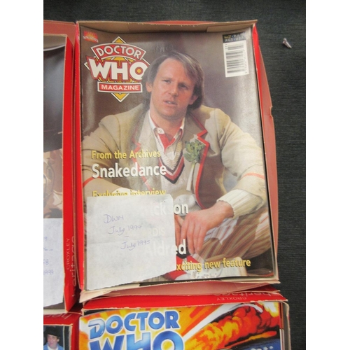 227 - Good collection of 1990s Doctor Who magazines together with Celestial Toyroom fanzines