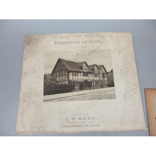 239 - Prints & etchings of Stratford-upon-Avon