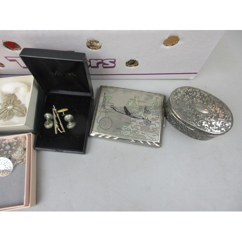 241 - Box of costume jewellery