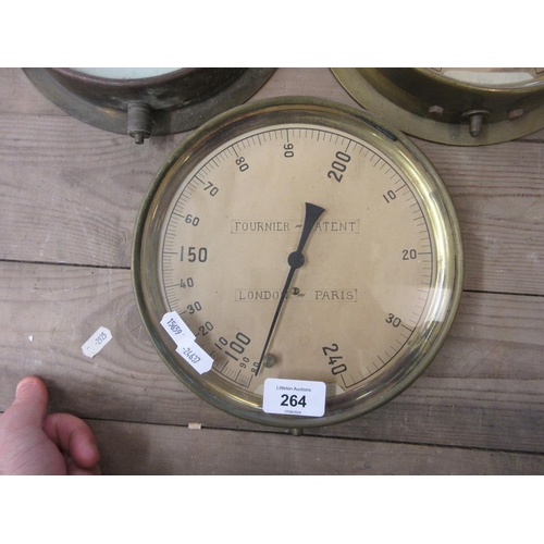 264 - 3 pressure gauges