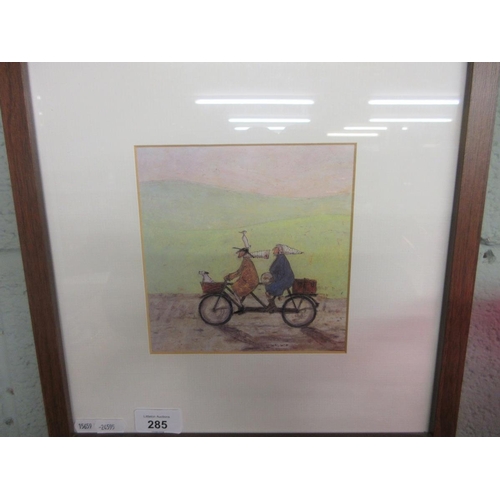 285 - Pair of bicycle prints