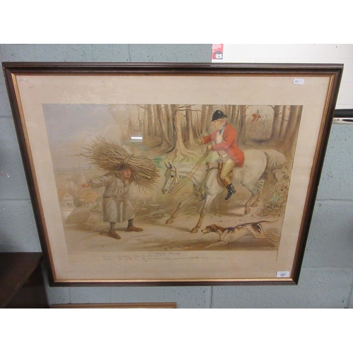 287 - Collection of hunting themed prints