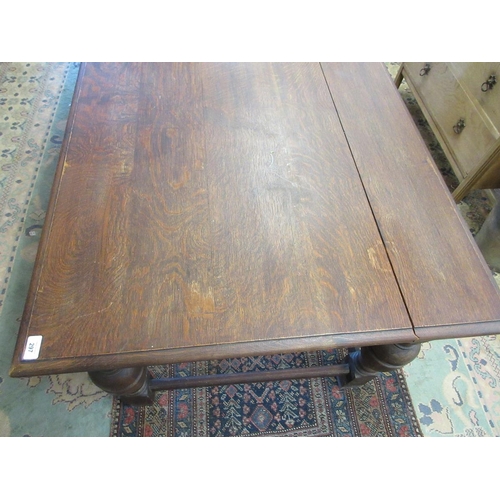 297 - Oak refectory table - Approx size L: 244cm W: 90cm H: 75cm