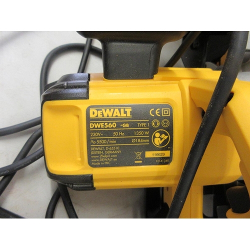 314 - Dewalt circular saw DWE550 - Pat tested