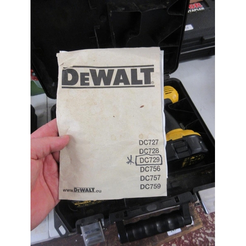 317 - Dewalt drill DC729 - Pat tested