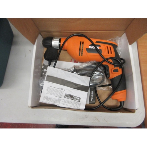 325 - Worx corded impact driver 13mm/550w WX314.2 - Pat tested