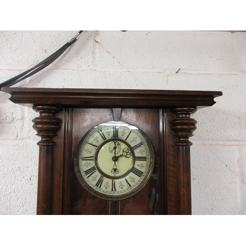 340 - Victorian single weight Vienna wall clock