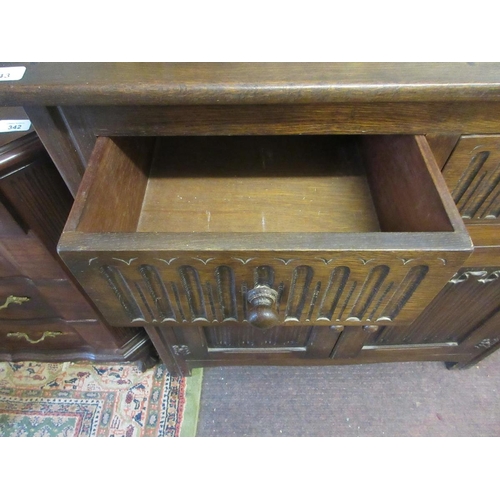 343 - Old charm oak cupboard