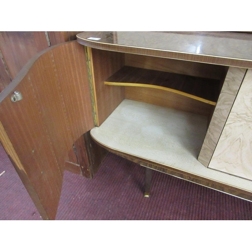 350 - Mid century retro sideboard - Approx size W 182cm D 43cm H 77cm