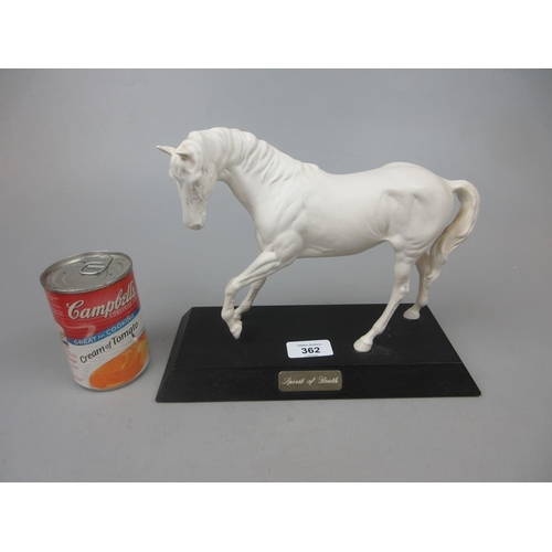 362 - Beswick 'Spirit of Youth' ceramic horse on stand