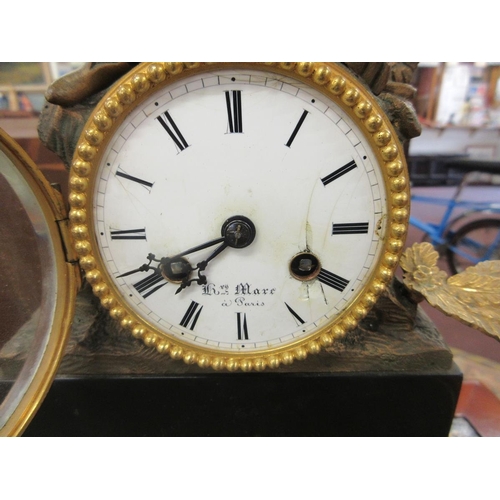 379 - French domed mantel clock