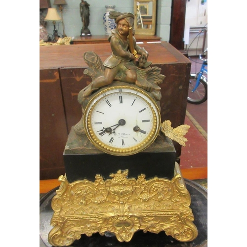 379 - French domed mantel clock