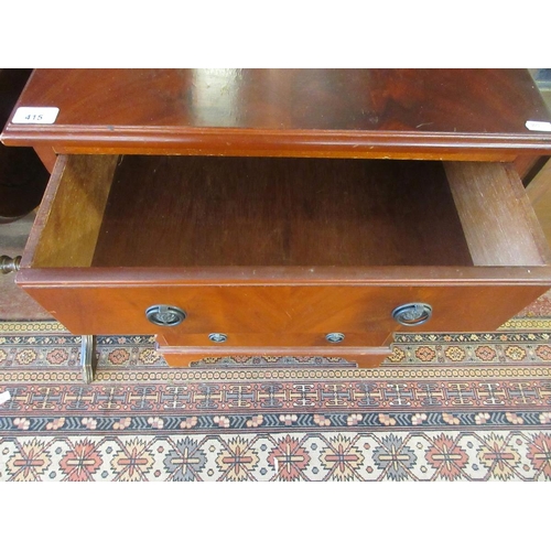 415 - Small mahogany chest of 4 drawers