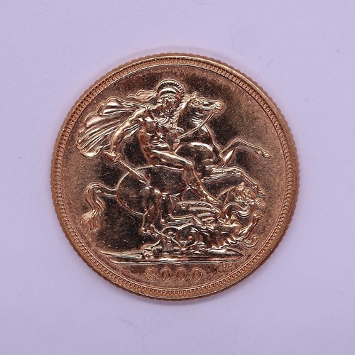 79 - Full gold sovereign dated 2000