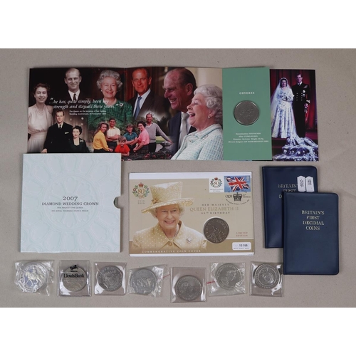 115 - Collection of coins to include silver Proof T.D.C Crown 1977