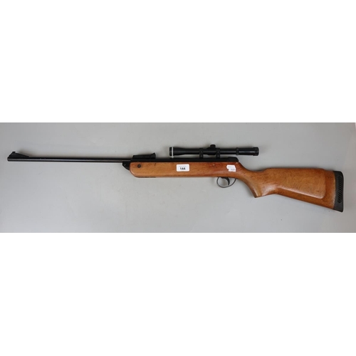 144 - BSA Meteor .22 break barrel air rifle with scope