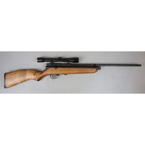 146 - .177 gas powered air rifle with telecopic sight