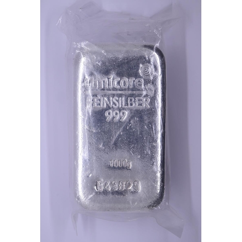 35 - 1kg pure silver bar