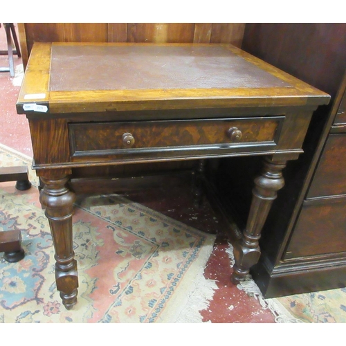 359 - Early Victorian writing table - W: 68cm D: 55cm H: 70cm