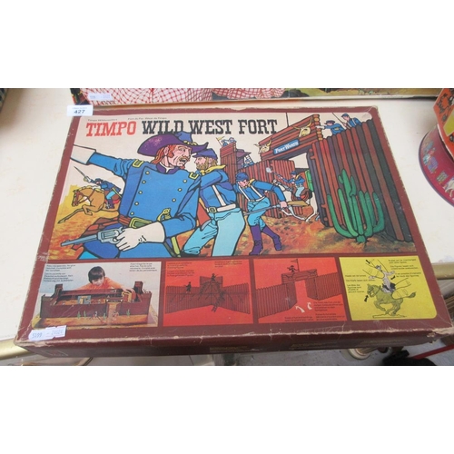 427 - Timpo Wild West Fort in original box