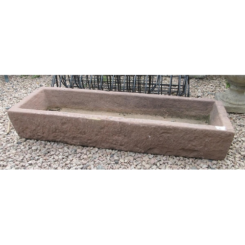 468 - Large stone trough planter