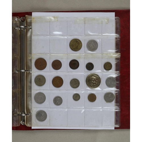 112 - Collection of coins of the World in folder