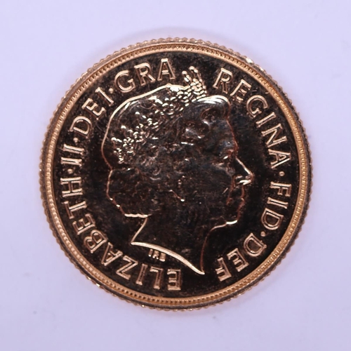 120 - Full gold sovereign dated 2014