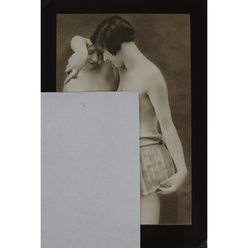 174 - Folder of 34 erotic French photos Paris Studio