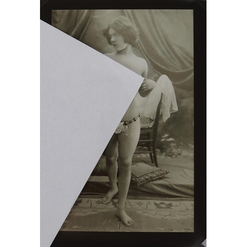 174 - Folder of 34 erotic French photos Paris Studio