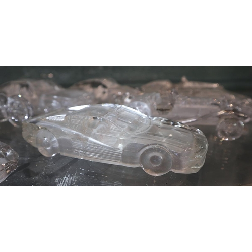 178 - Collection of glass cars