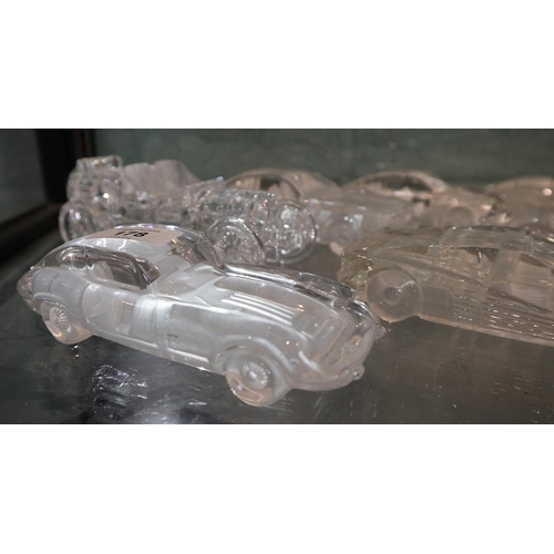 178 - Collection of glass cars