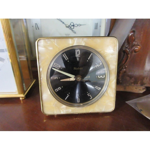 203 - Collection of mantle clocks