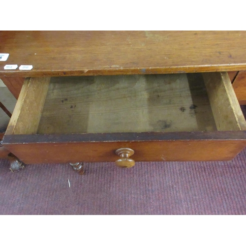 348 - Mahogany hall table