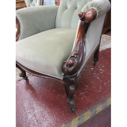 357 - Victorian gentleman's armchair