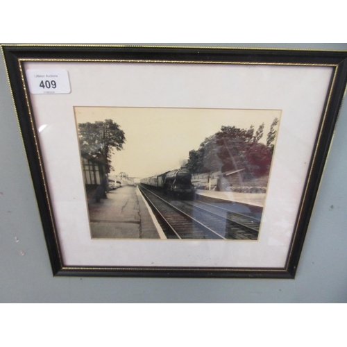 409 - Set of 4 train prints