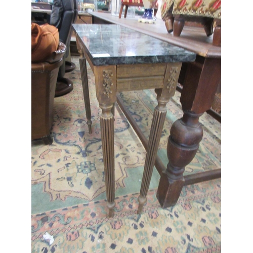 452 - Marble top side table