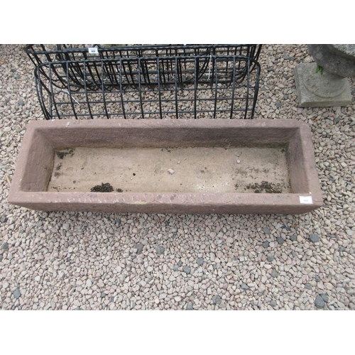 468 - Large stone trough planter