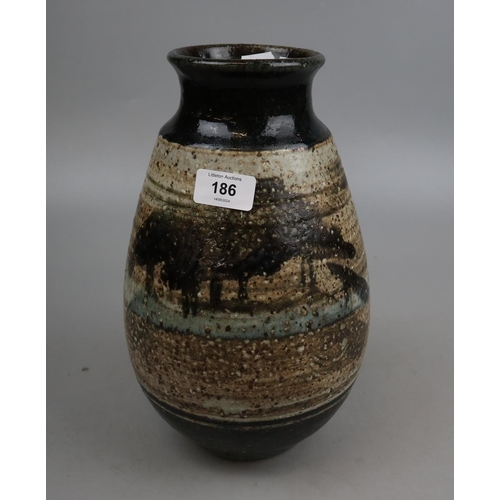 186 - Studio pottery Copse of Trees by Keith Sutherland - Approx height: 31cm