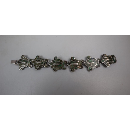 19 - Antique silver bracelet