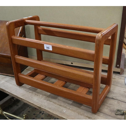 300 - Mid century teak magazine rack