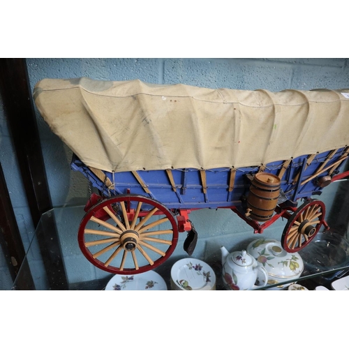 151 - Large scratch built model of a pionerring wagon