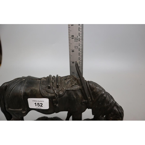 152 - Metal horse figurine