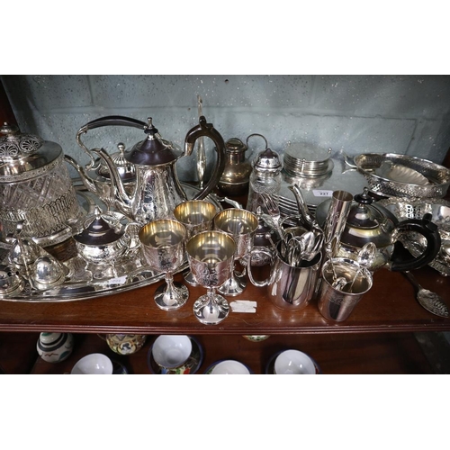 227 - Collection of silver plate