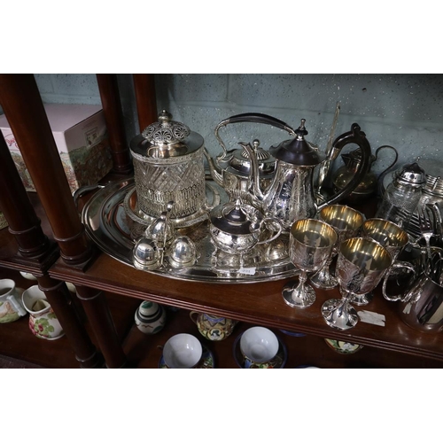 227 - Collection of silver plate