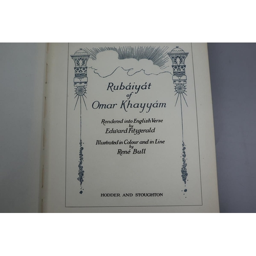 237 - Rubaitjal of the Omar Khayyam illustrated in colour by Rene Bull