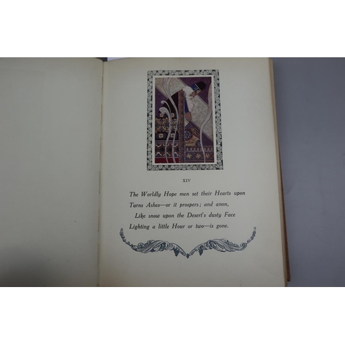 237 - Rubaitjal of the Omar Khayyam illustrated in colour by Rene Bull