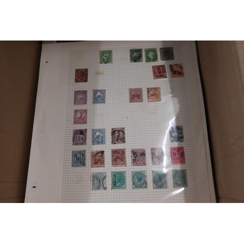 241 - Stamps - World box for sorting - Better items noted